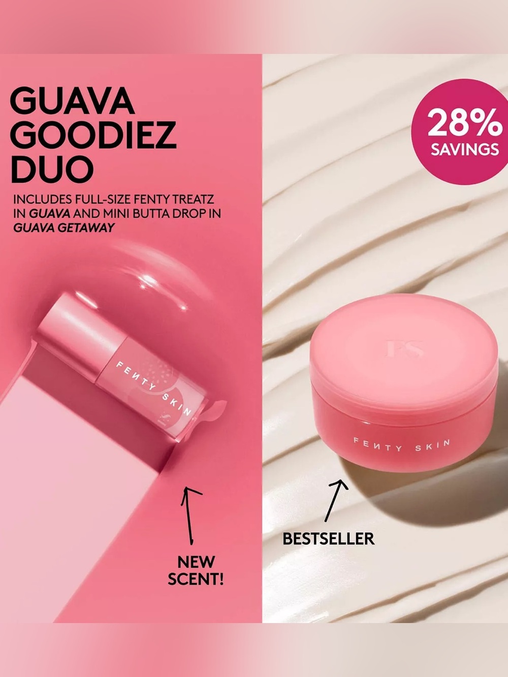 NEW Fenty GUAVA GOODIEZ HYDRATING LIP + BODY DUO - Picture 4 of 7